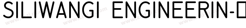 Siliwangi Engineerin字体转换